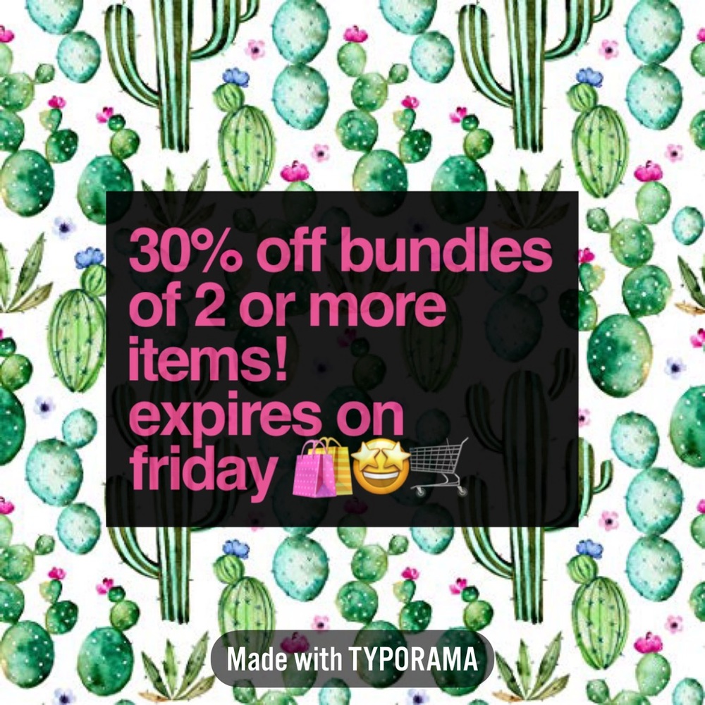 30% OFF BUNDLES!